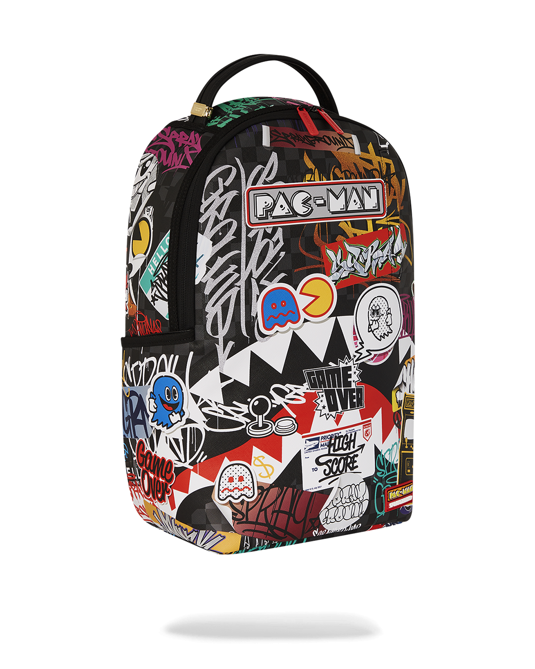 PACMAN STICKERS  DLXSV BACKPACK