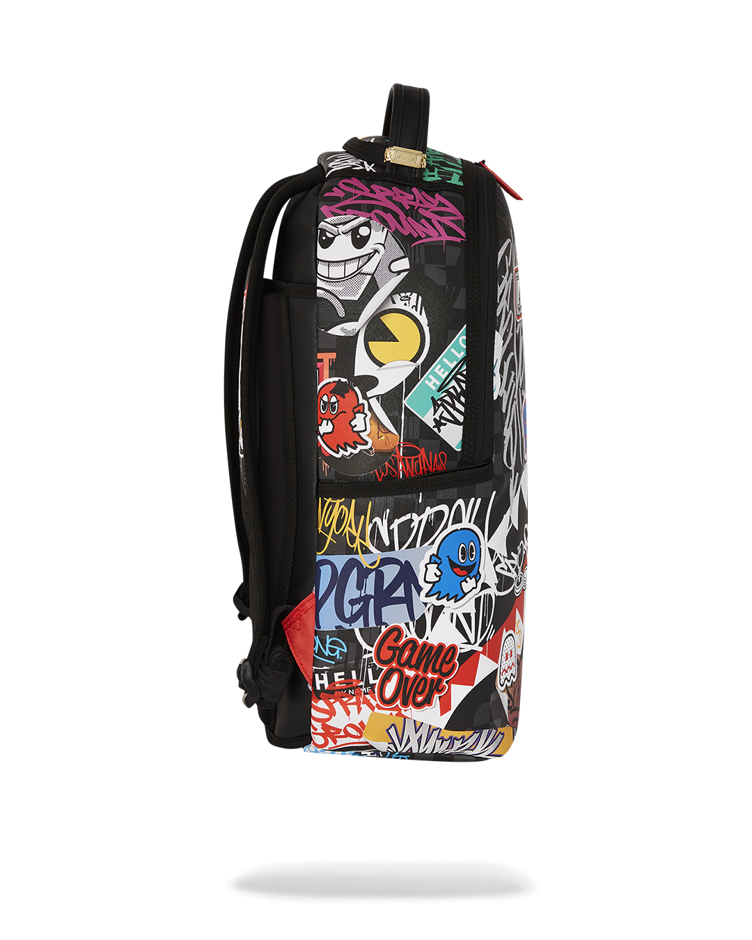 PACMAN STICKERS  DLXSV BACKPACK