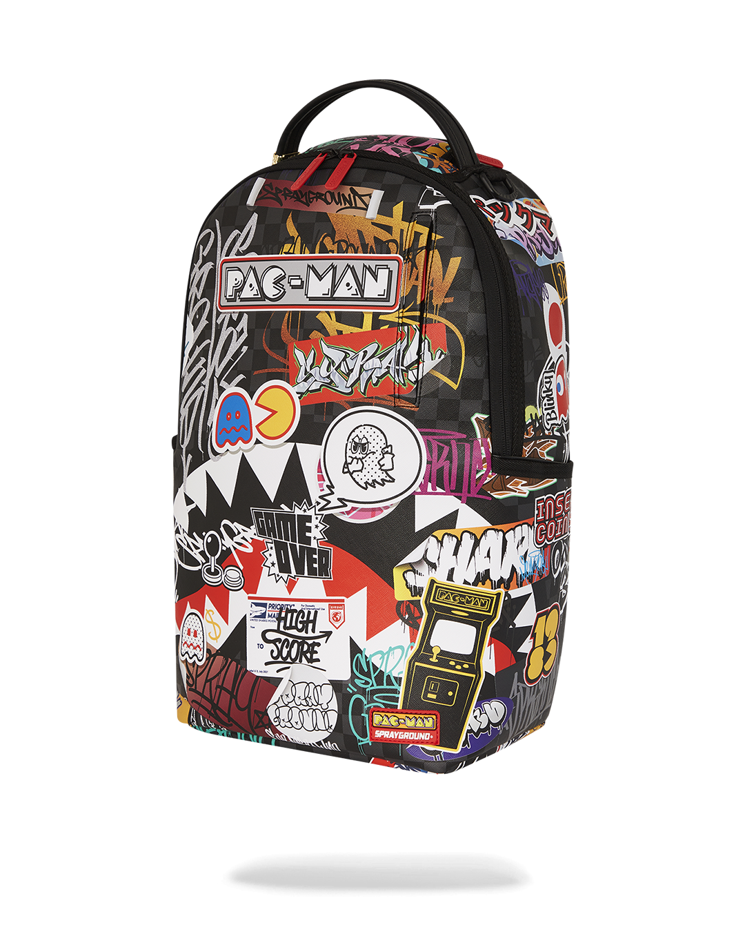 PACMAN STICKERS  DLXSV BACKPACK