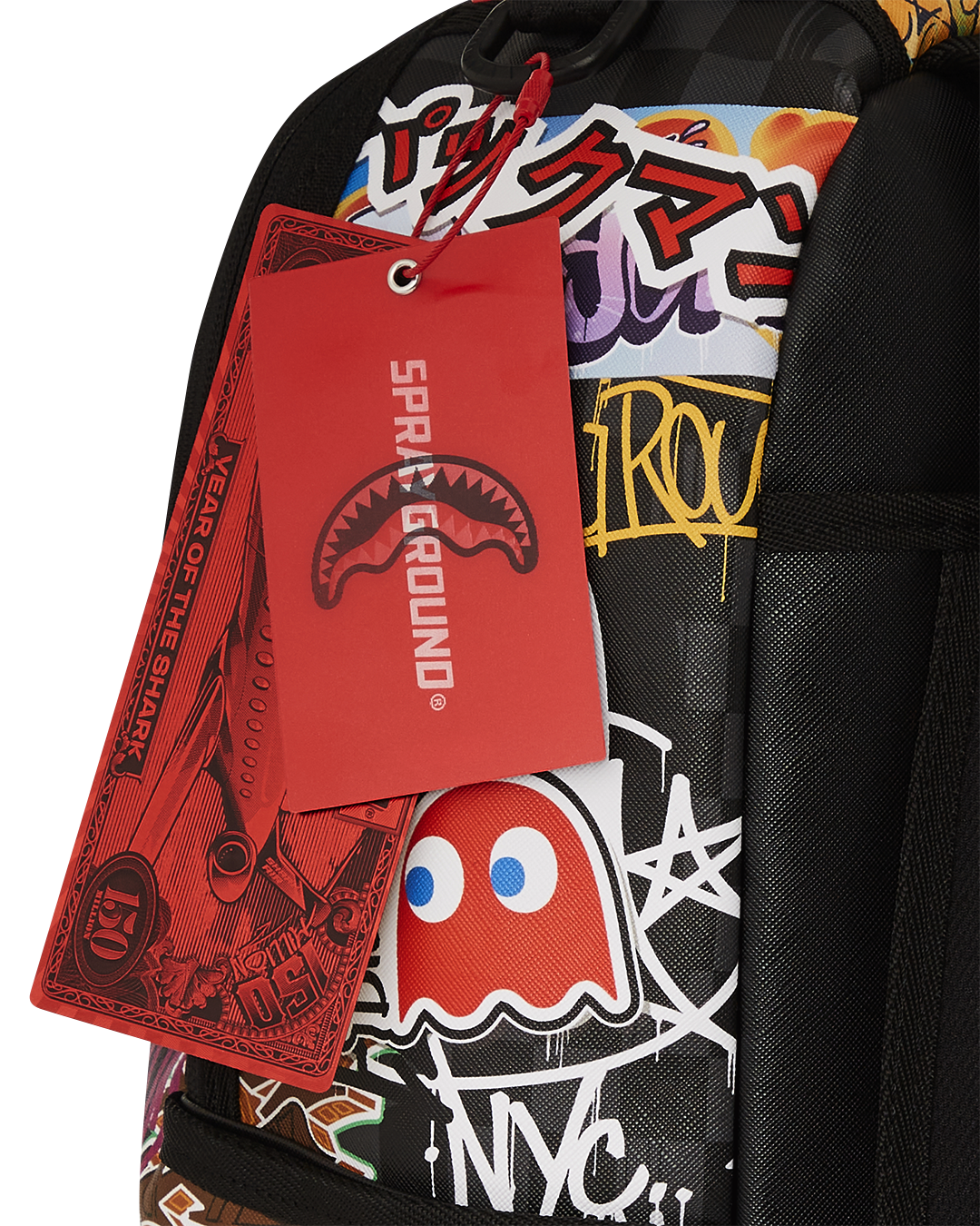 PACMAN STICKERS  DLXSV BACKPACK