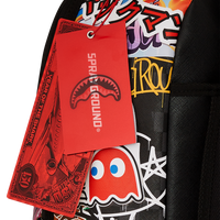 PACMAN STICKERS  DLXSV BACKPACK