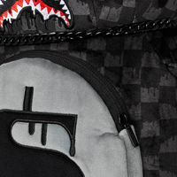 DRIPPING SHARKS IN PARIS MONEYBEAR TEDDY BEAR BACKPACK