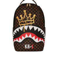 DRIP CHECK CROWN x KA1 BACKPACK BROWN