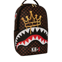 DRIP CHECK CROWN x KA1 BACKPACK BROWN