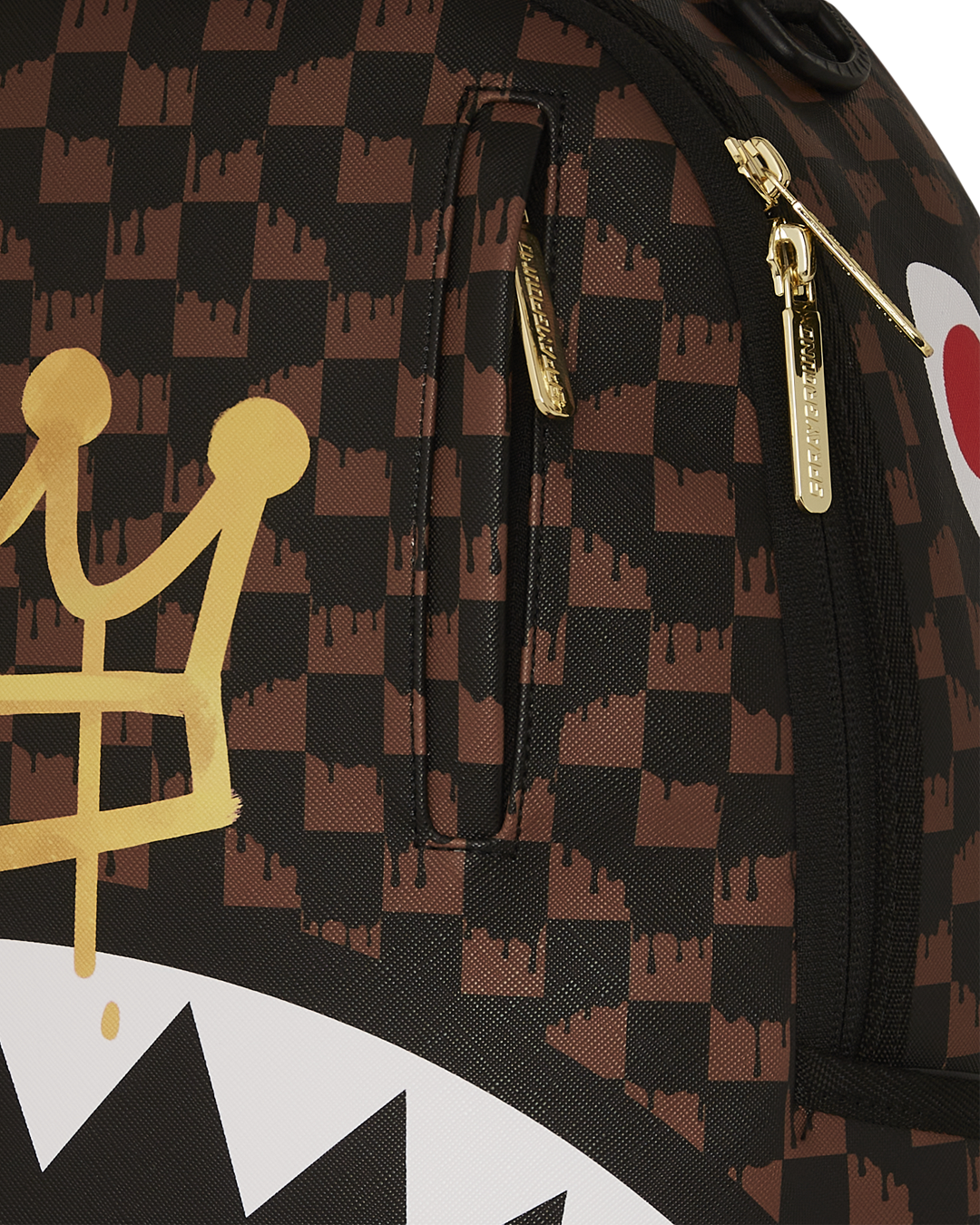DRIP CHECK CROWN x KA1 BACKPACK BROWN