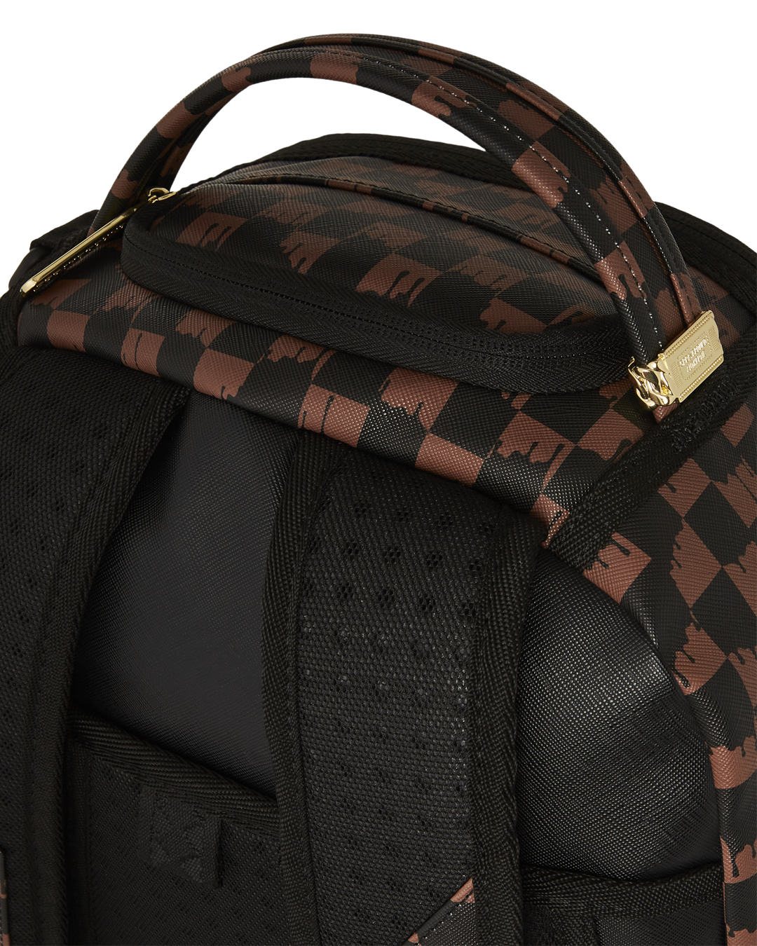 DRIP CHECK CROWN x KA1 BACKPACK BROWN