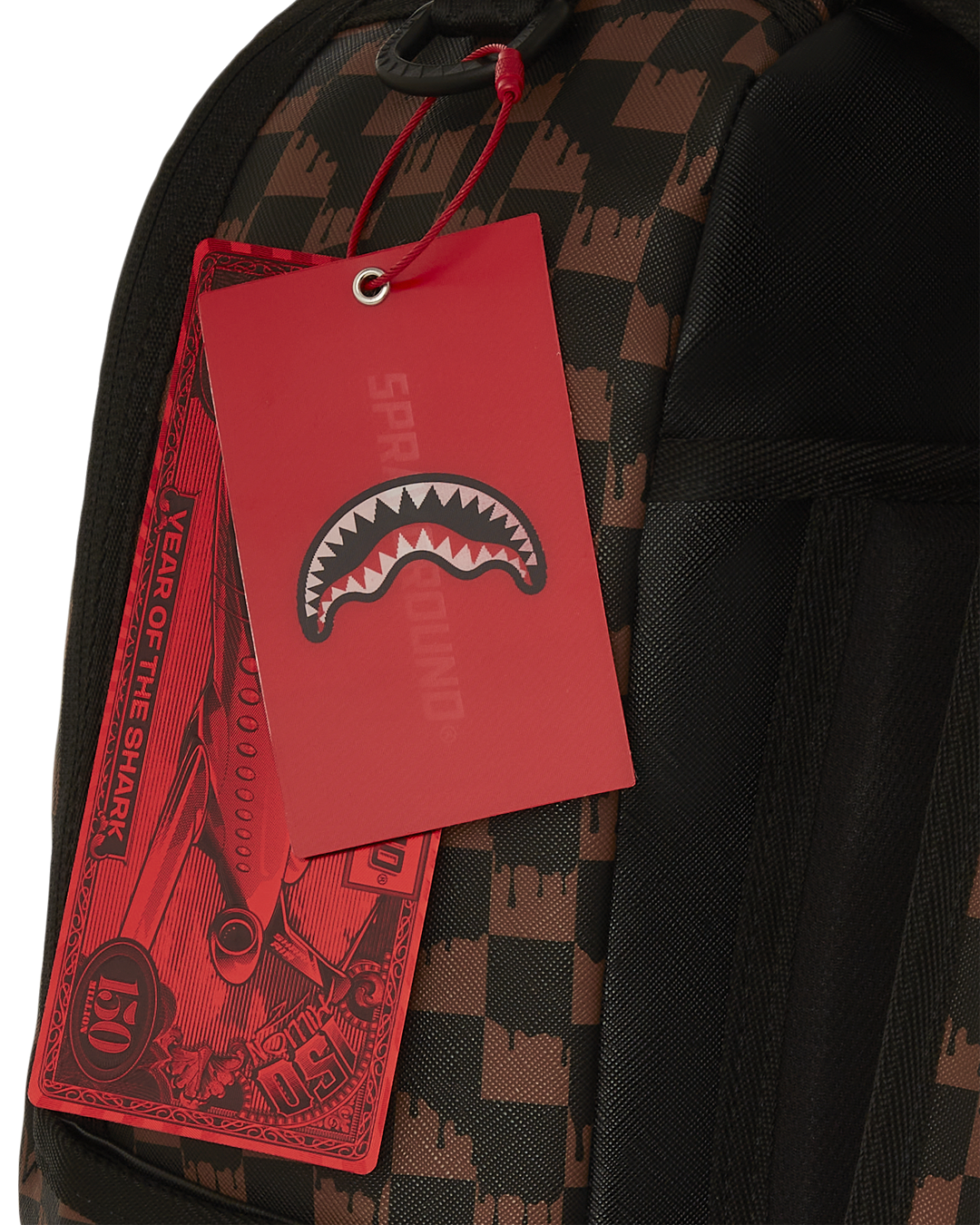 DRIP CHECK CROWN x KA1 BACKPACK BROWN