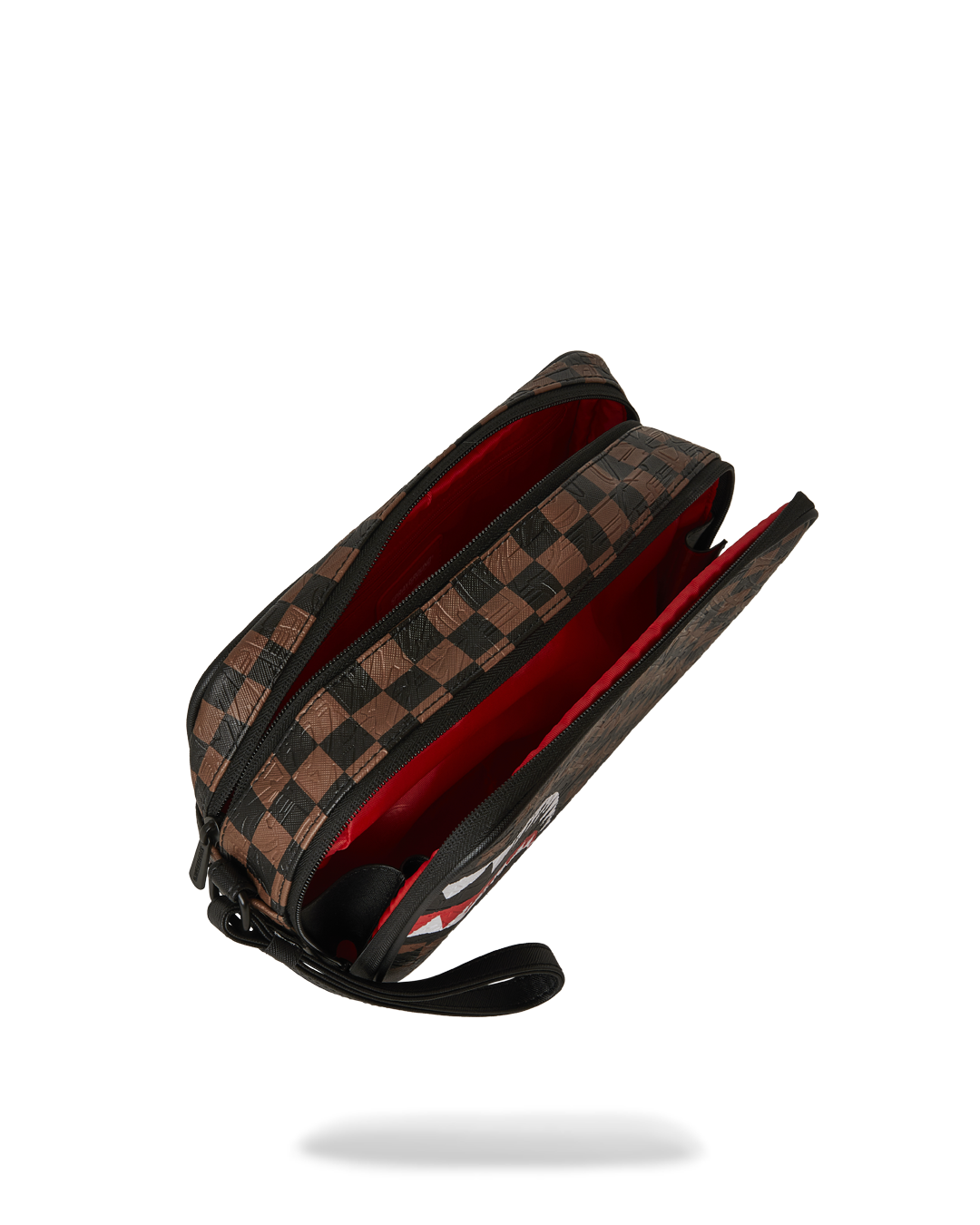 CHECK 2 EMBOSS TOILETRY BAG
