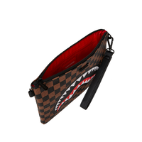 CHECK 2 EMBOSS CROSSOVER CLUTCH