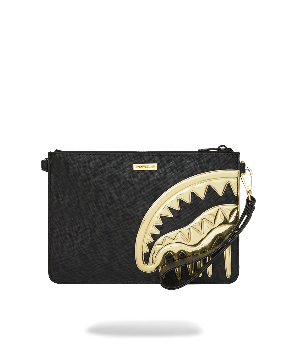 GOLD AND DANGEROUS CROSSOVER CLUTCH