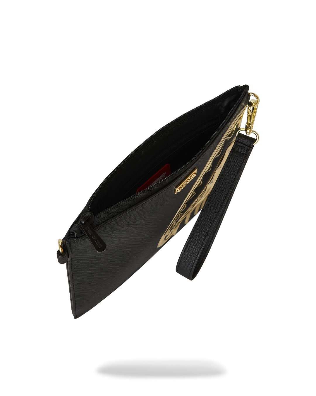 GOLD AND DANGEROUS CROSSOVER CLUTCH