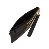 GOLD AND DANGEROUS CROSSOVER CLUTCH