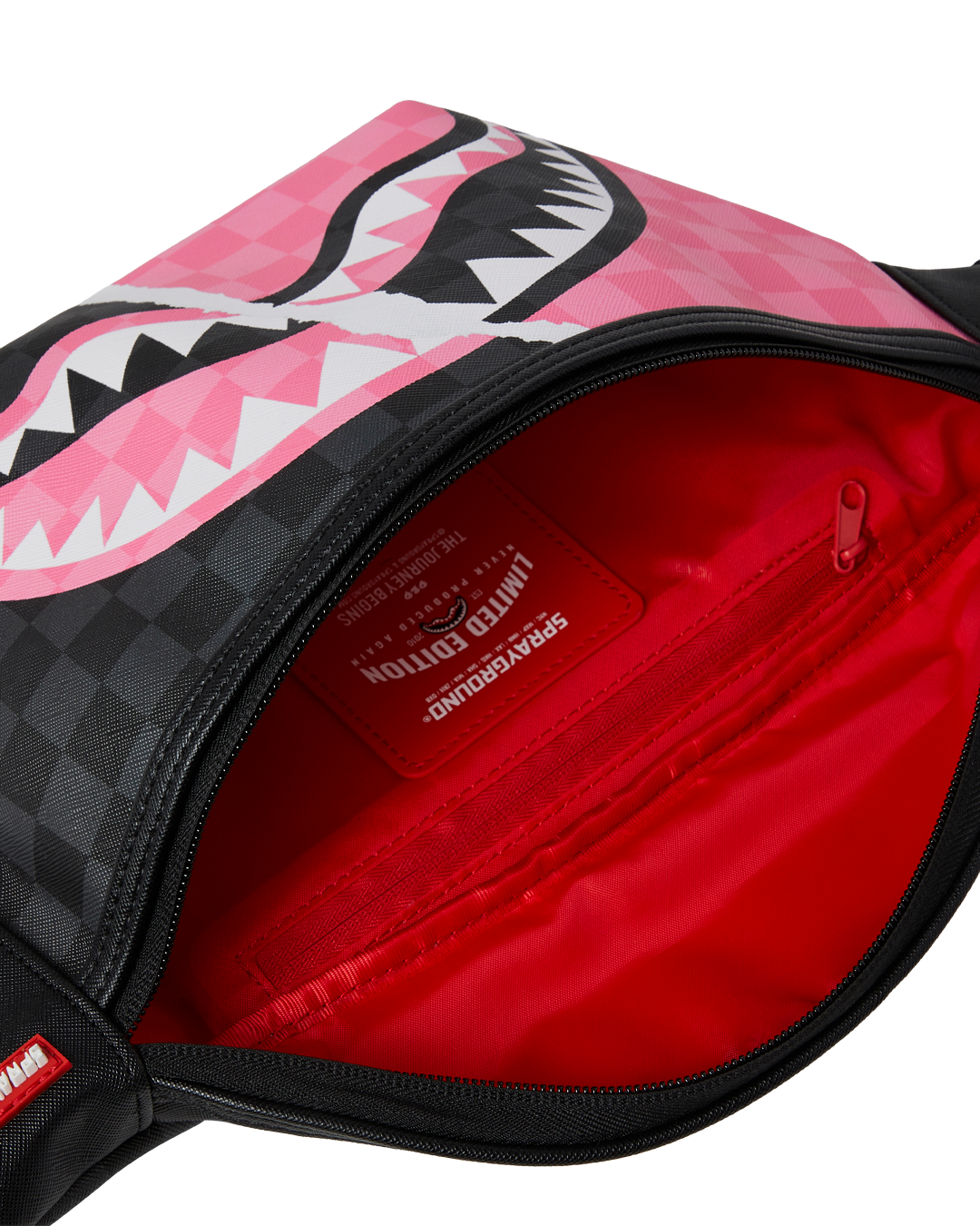 PINK AND BLACK TEAR SIP SAVVY CROSSBODY