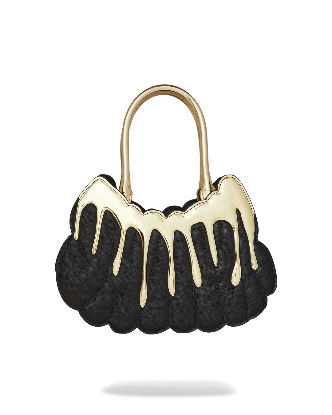 GOLD AND DANGEROUS SHARK HANDBAG