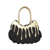 GOLD AND DANGEROUS SHARK HANDBAG