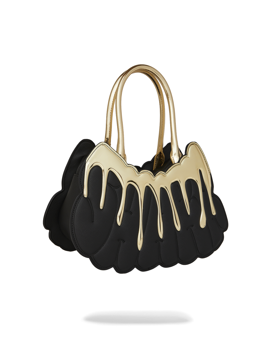 GOLD AND DANGEROUS SHARK HANDBAG