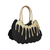 GOLD AND DANGEROUS SHARK HANDBAG