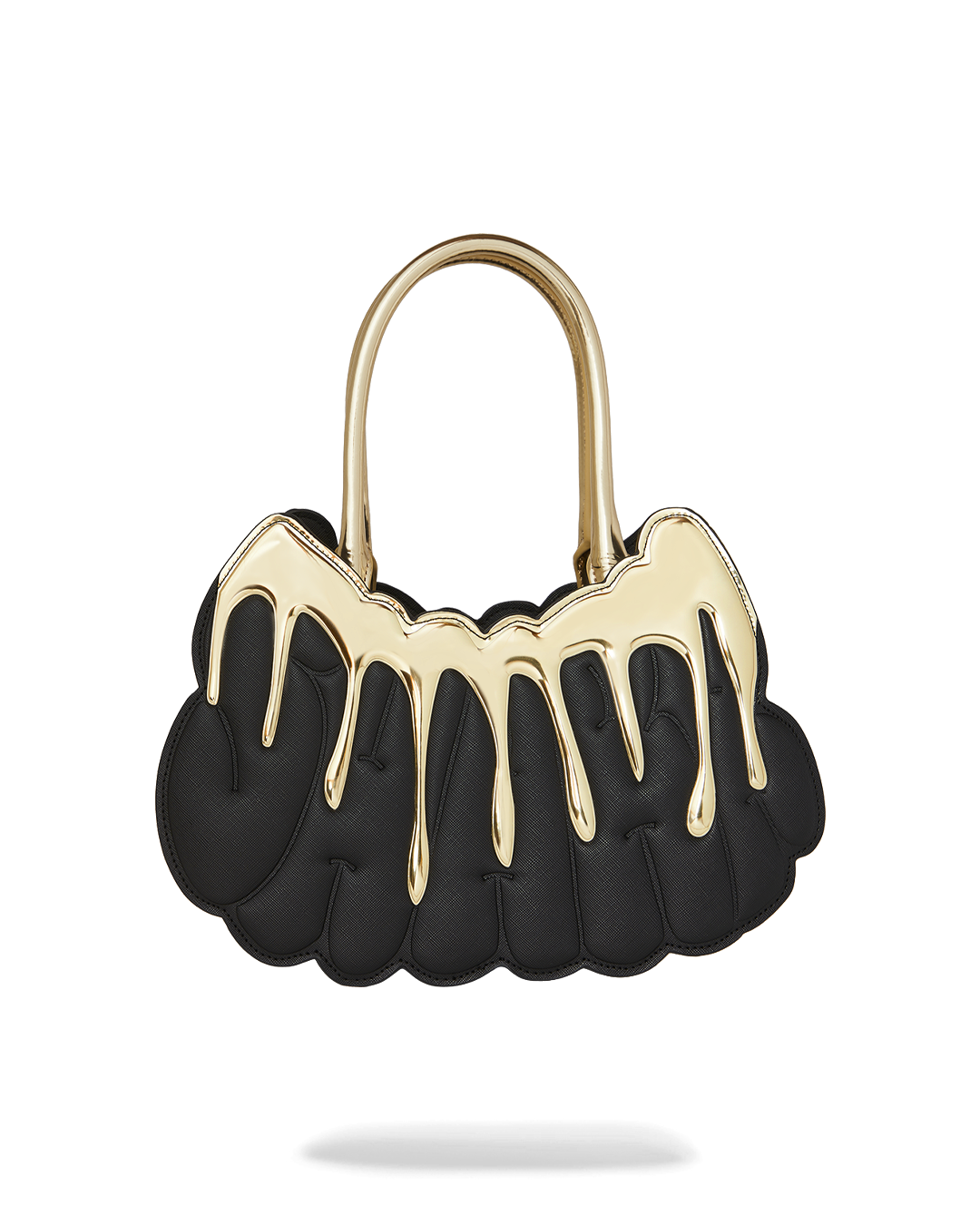 GOLD AND DANGEROUS SHARK HANDBAG