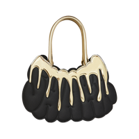 GOLD AND DANGEROUS SHARK HANDBAG