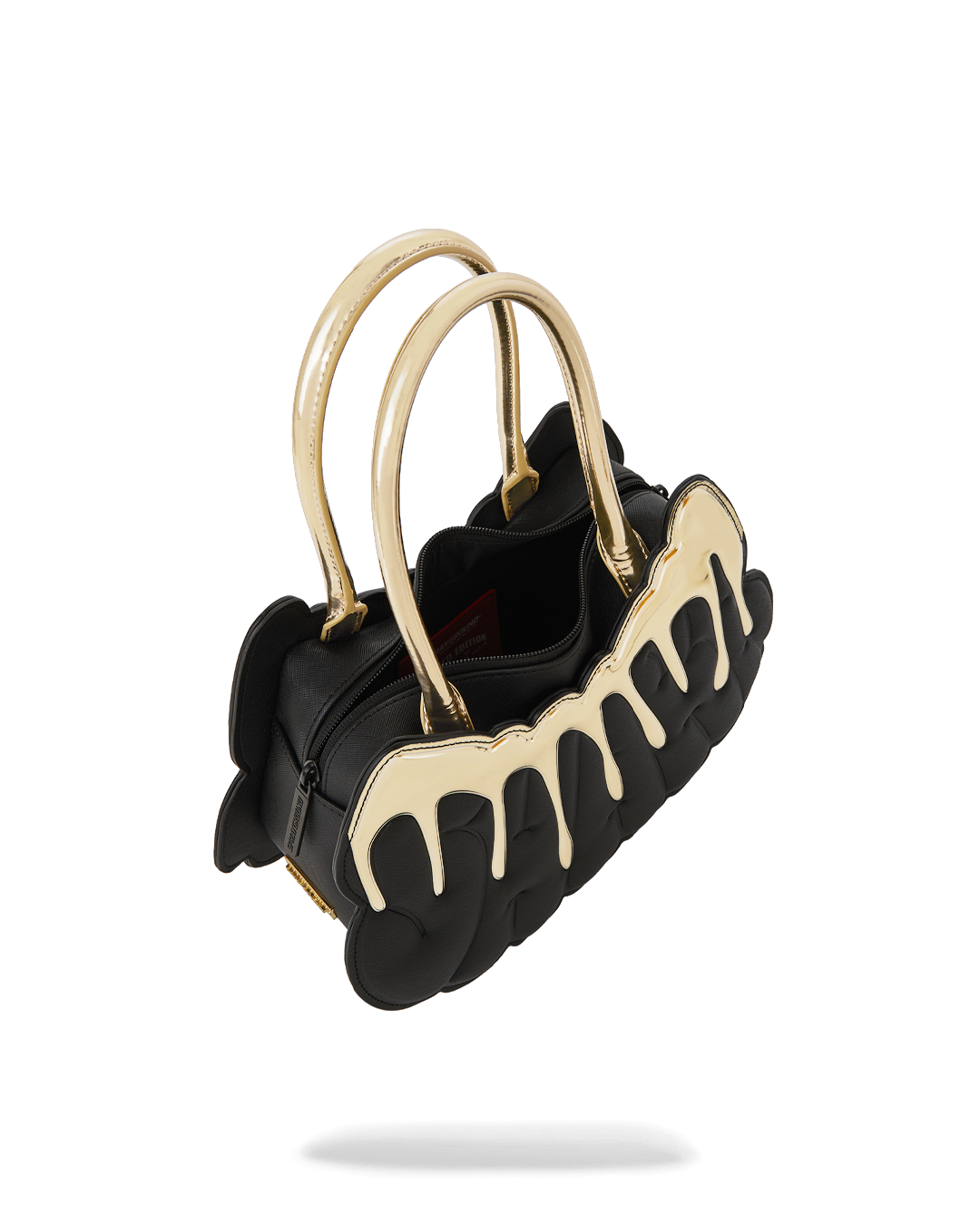 GOLD AND DANGEROUS SHARK HANDBAG