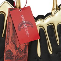 GOLD AND DANGEROUS SHARK HANDBAG