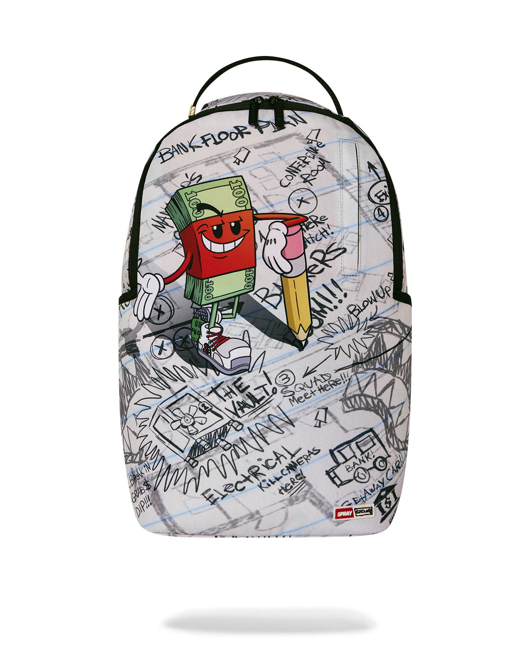 MONEY BOY PENCIL DOODLES DLXSR BACKPACK