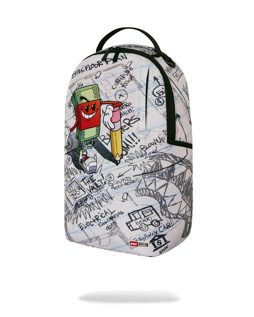 MONEY BOY PENCIL DOODLES DLXSR BACKPACK