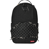 BLACK DENIM TEAR SHARK DLXSV BACKPACK