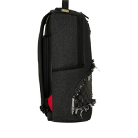 BLACK DENIM TEAR SHARK DLXSV BACKPACK
