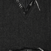 BLACK DENIM TEAR SHARK DLXSV BACKPACK
