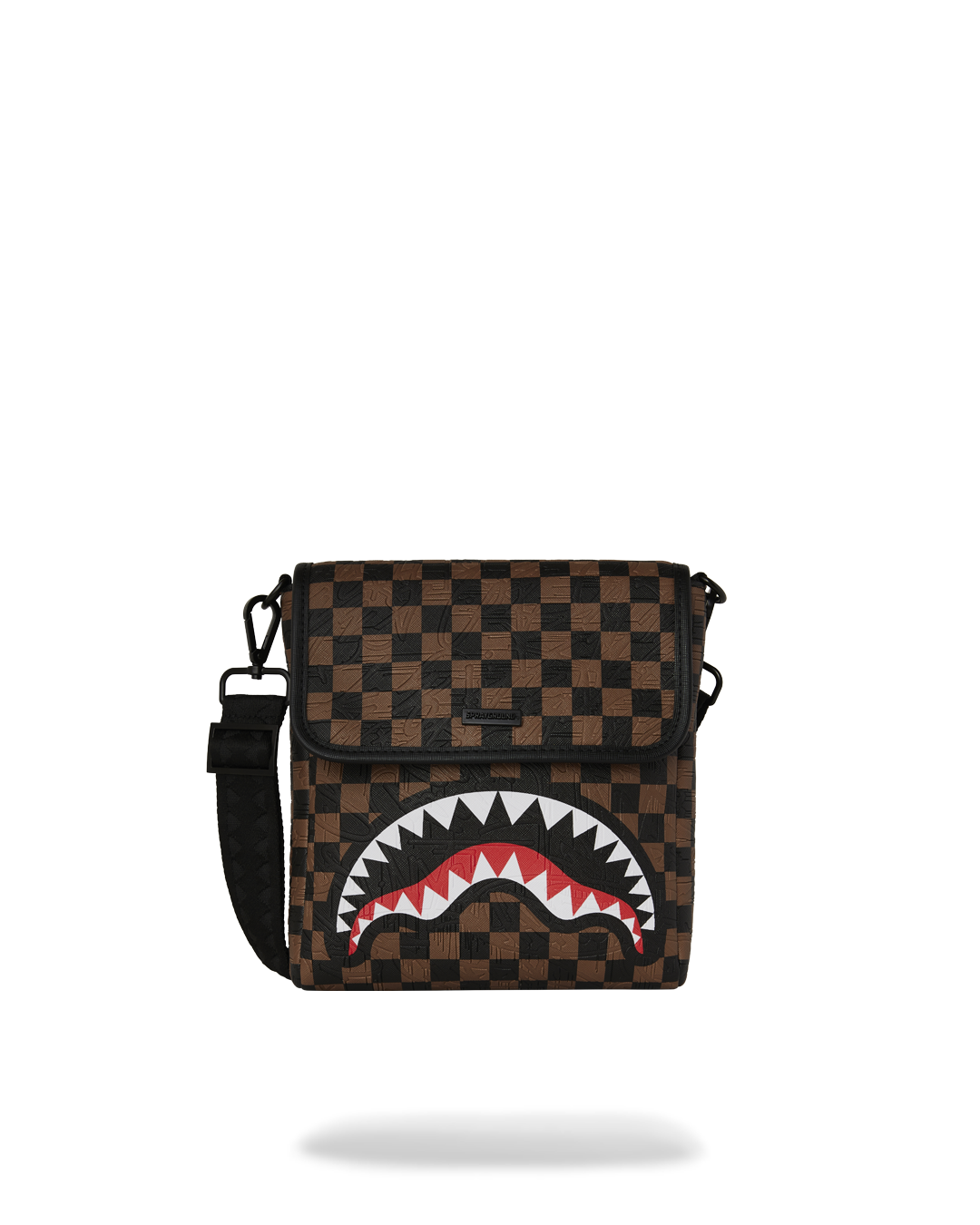 CHECK 2 EMBOSS MESSENGER SLING