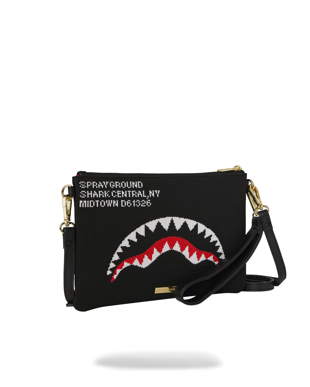 SHARK CENTRAL KNIT CROSSOVER CLUTCH