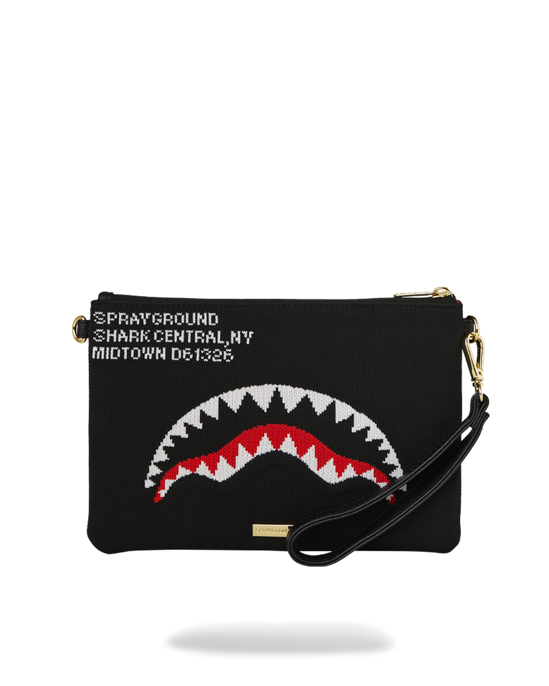 SHARK CENTRAL KNIT CROSSOVER CLUTCH