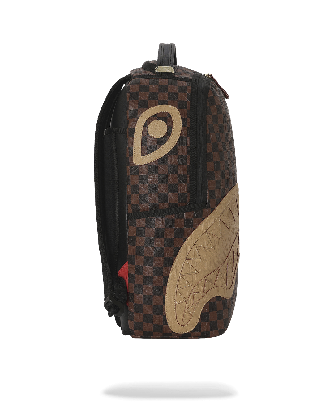 EMBOSSED CHECK BROWN DLXSV BACKPACK