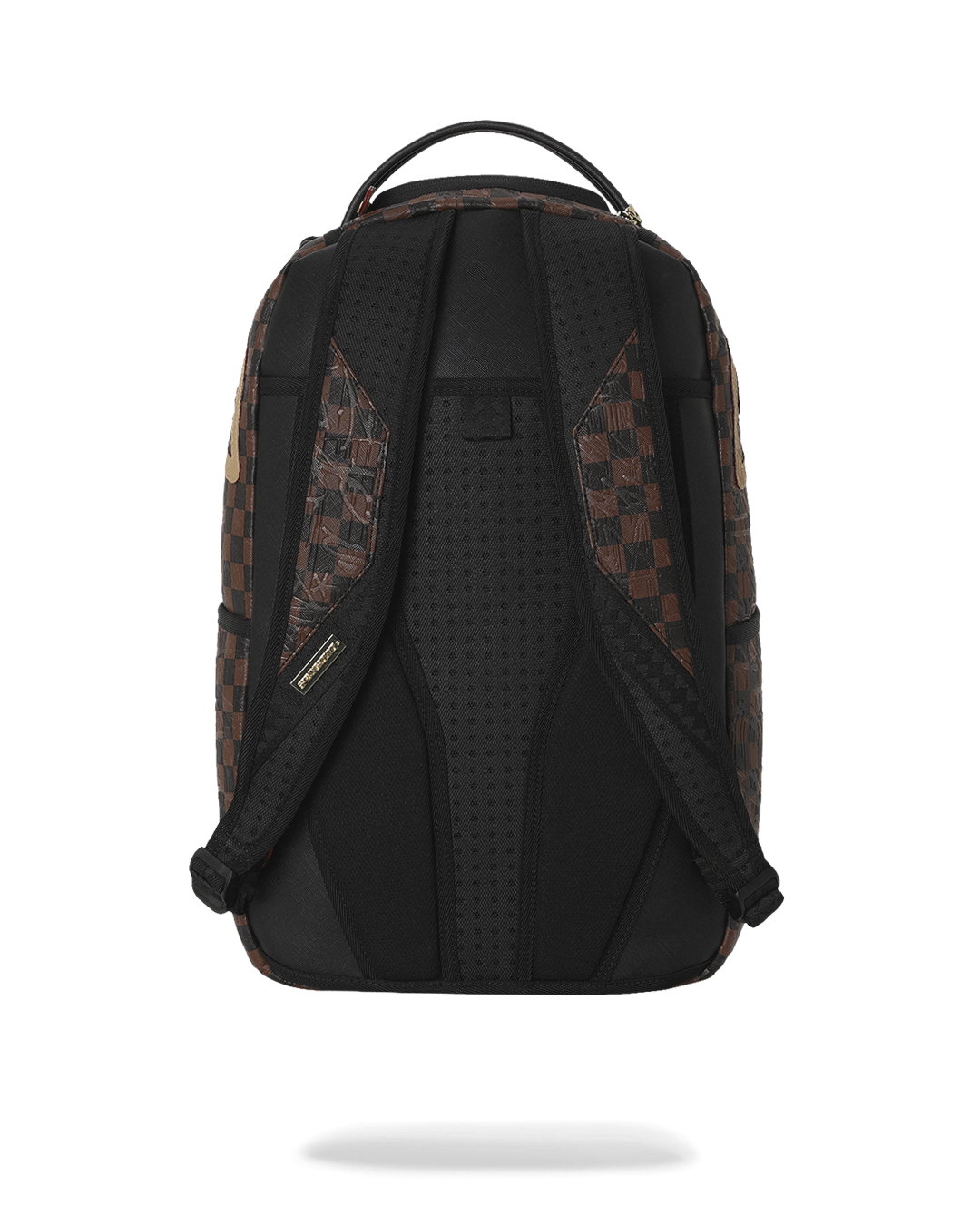 EMBOSSED CHECK BROWN DLXSV BACKPACK