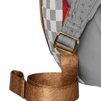 EMBOSSED CHECK CREAM DLXSV BACKPACK