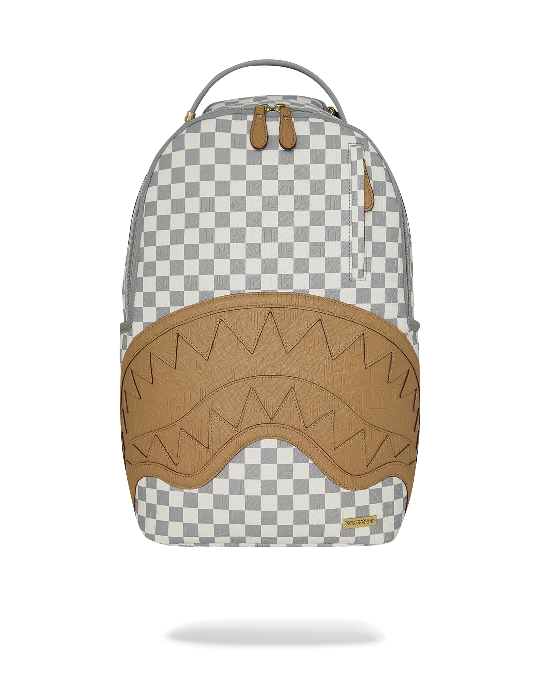 EMBOSSED CHECK CREAM DLXSV BACKPACK