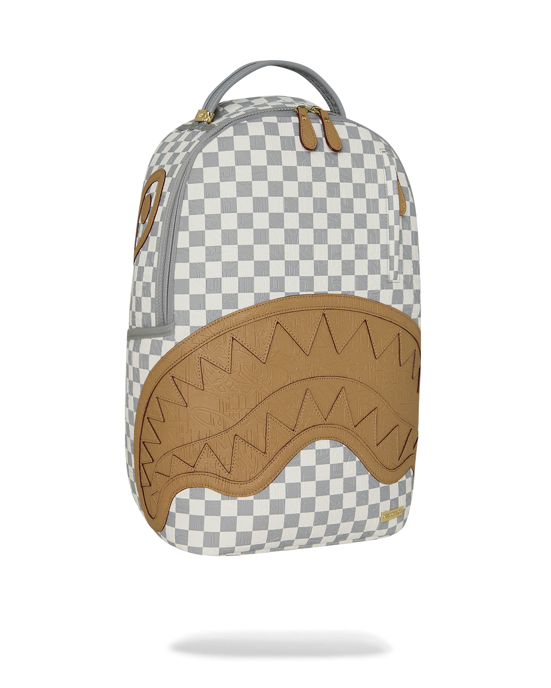 EMBOSSED CHECK CREAM DLXSV BACKPACK