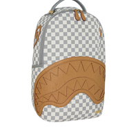 EMBOSSED CHECK CREAM DLXSV BACKPACK