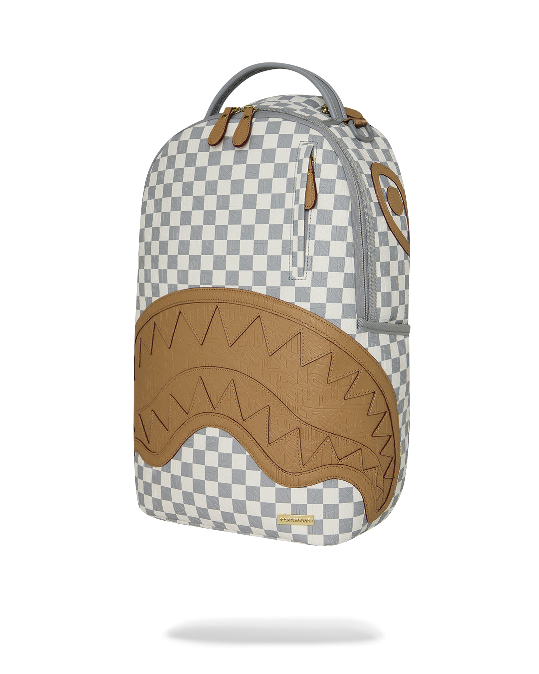 EMBOSSED CHECK CREAM DLXSV BACKPACK