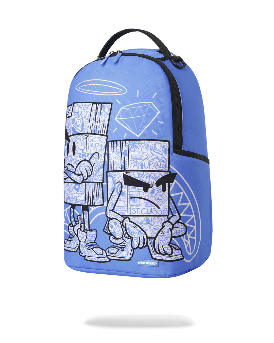 MONEY BOYS COLOR BLOCK DOODLE DLXSR BACKPACK