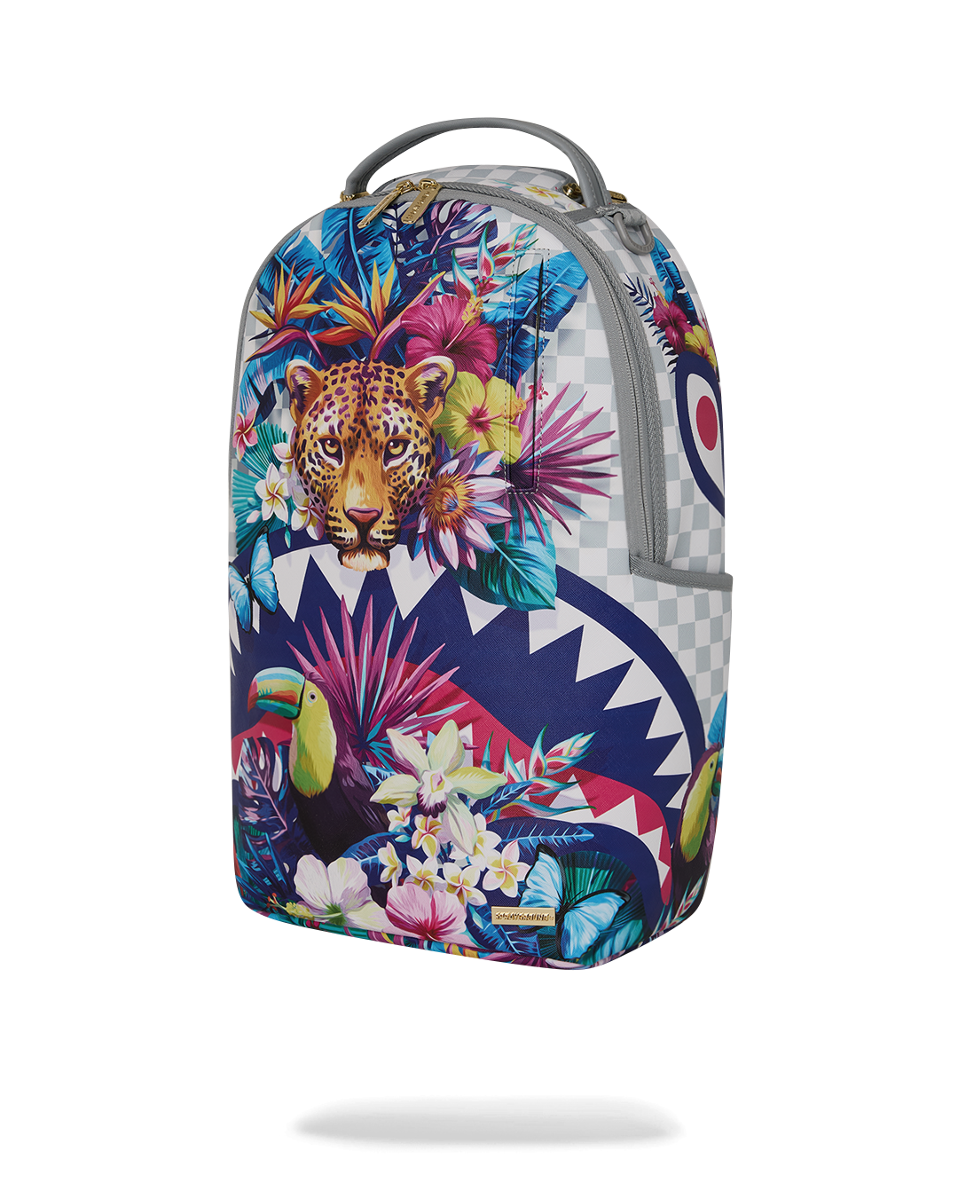 FLOWERING JUNGLE SHARK BACKPACK