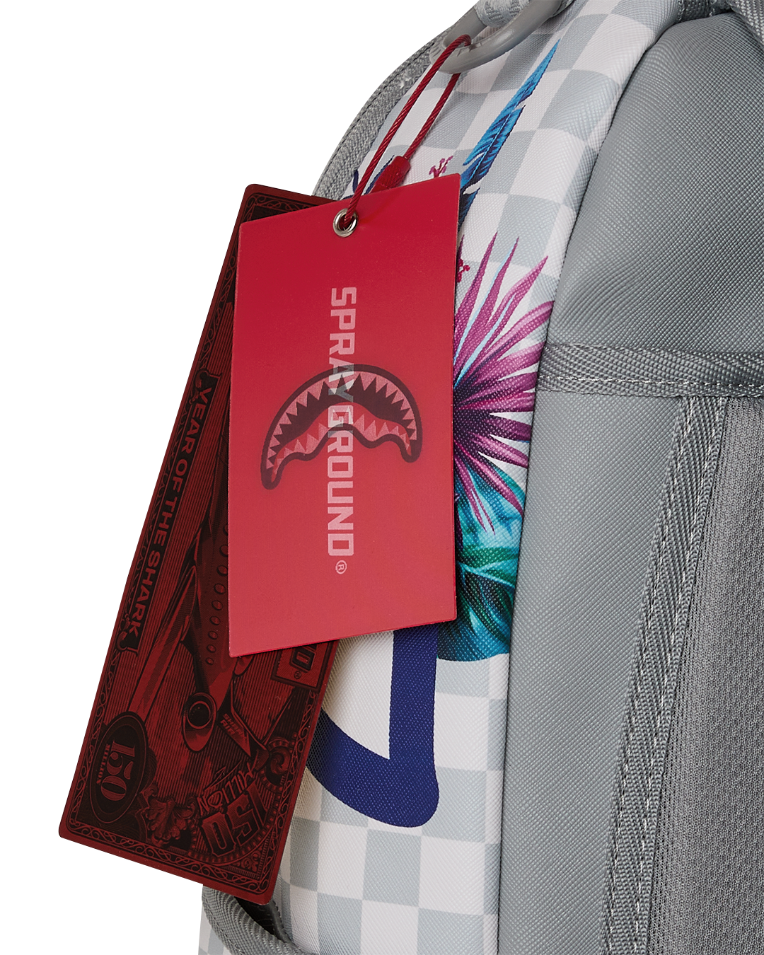 FLOWERING JUNGLE SHARK BACKPACK