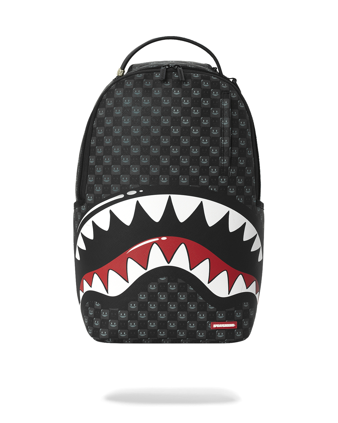 SHARKS IN PARIS WTF BUBBLY BLACK CHECK DLXSV BACKPACK