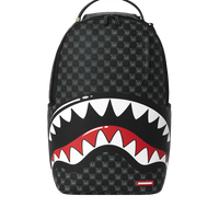 SHARKS IN PARIS WTF BUBBLY BLACK CHECK DLXSV BACKPACK
