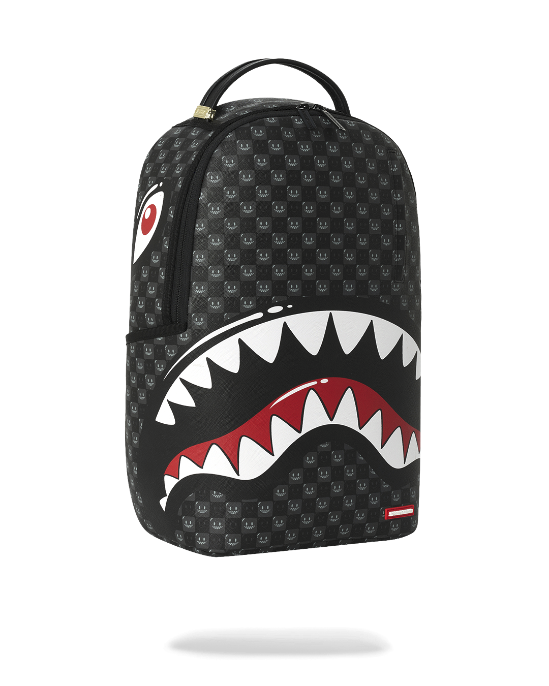 SHARKS IN PARIS WTF BUBBLY BLACK CHECK DLXSV BACKPACK