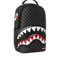 SHARKS IN PARIS WTF BUBBLY BLACK CHECK DLXSV BACKPACK