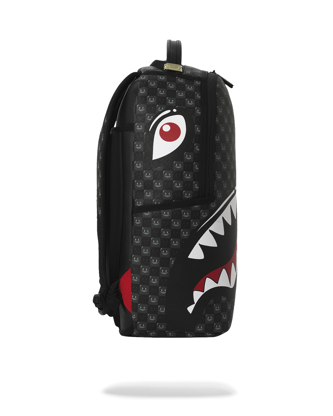 SHARKS IN PARIS WTF BUBBLY BLACK CHECK DLXSV BACKPACK