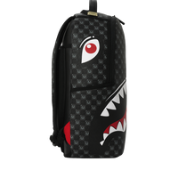 SHARKS IN PARIS WTF BUBBLY BLACK CHECK DLXSV BACKPACK