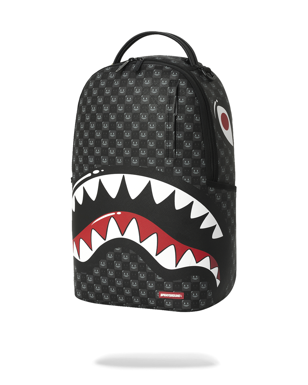 SHARKS IN PARIS WTF BUBBLY BLACK CHECK DLXSV BACKPACK